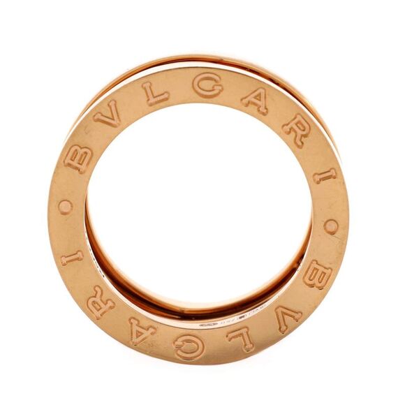 Bvlgari B.Zero1 Design Legend Zaha Hadid Three Band Ring 18K Rose Gold - - Picture 3 of 3